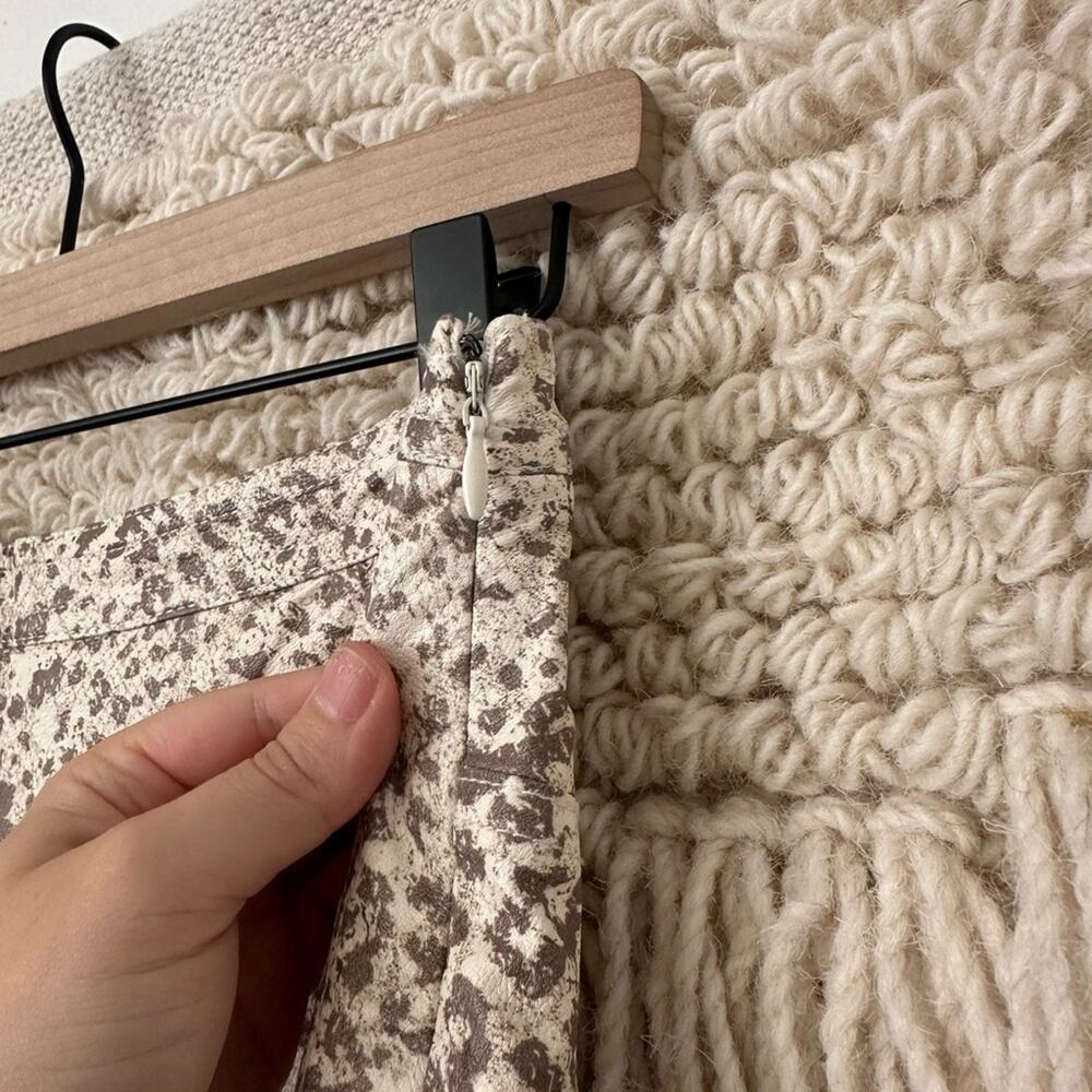 Free People Fake Out Leopard Print Faux Leather S… - image 7